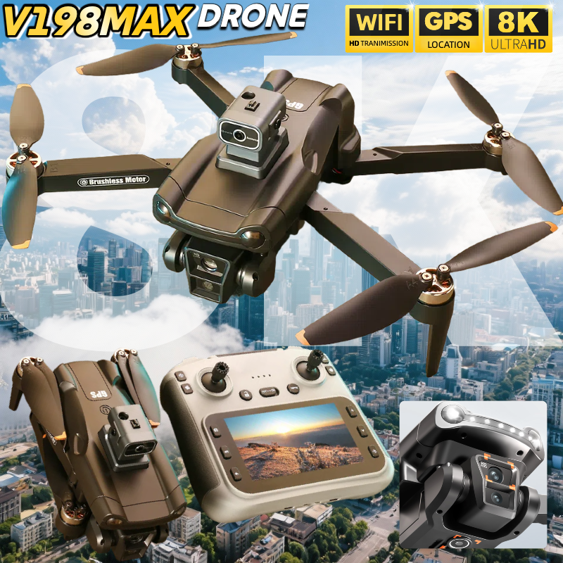 NEW for Genuine V198 MAX Drone - Drone Multispectral ulasan dan harga