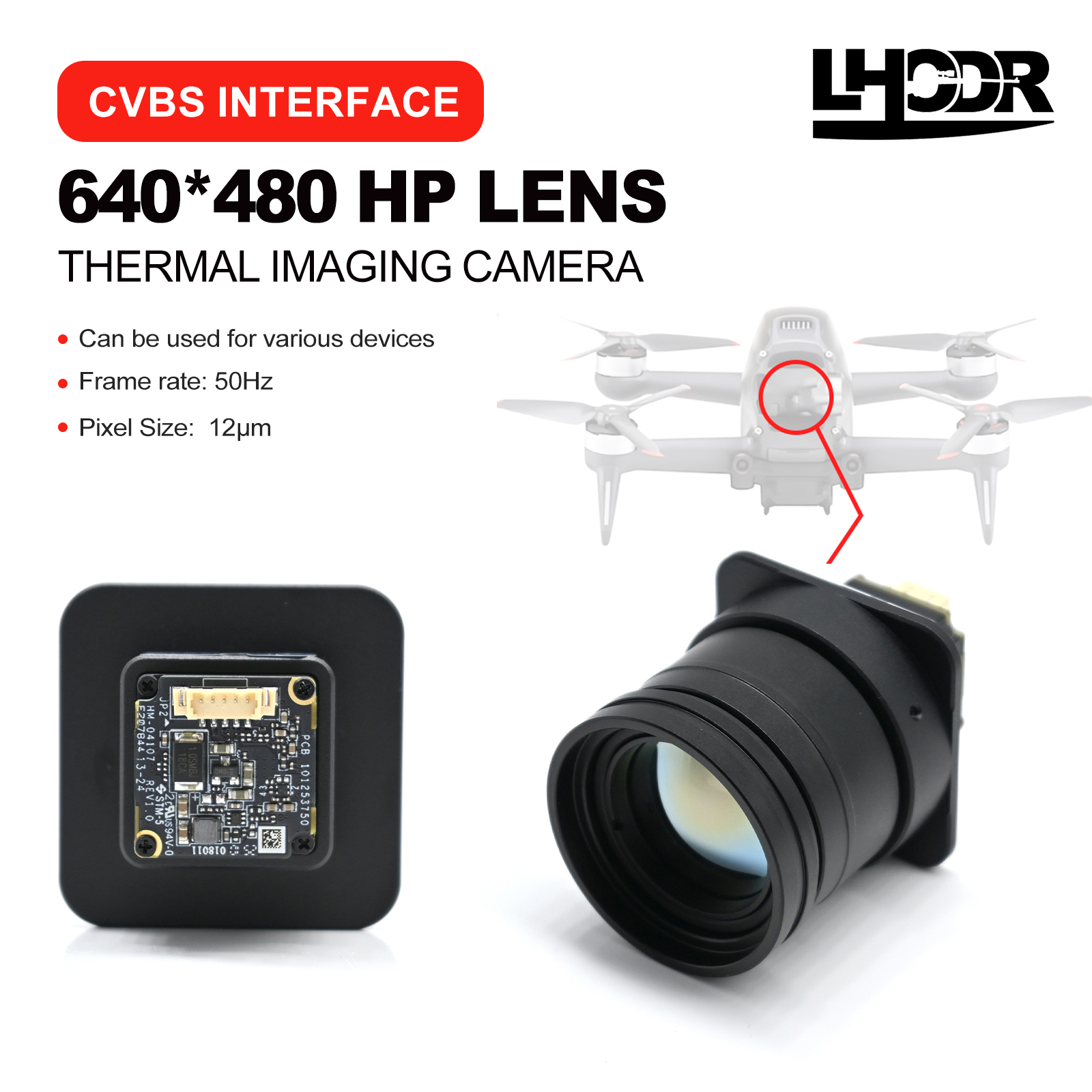 30mm 640x480 pix Drone thermal - Drone Cinematic ulasan dan harga