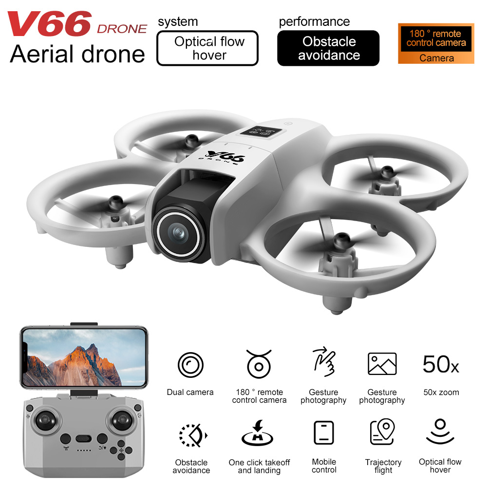 New V66 Mini Drone HD Camera 4 - Drone Cinematic ulasan dan harga