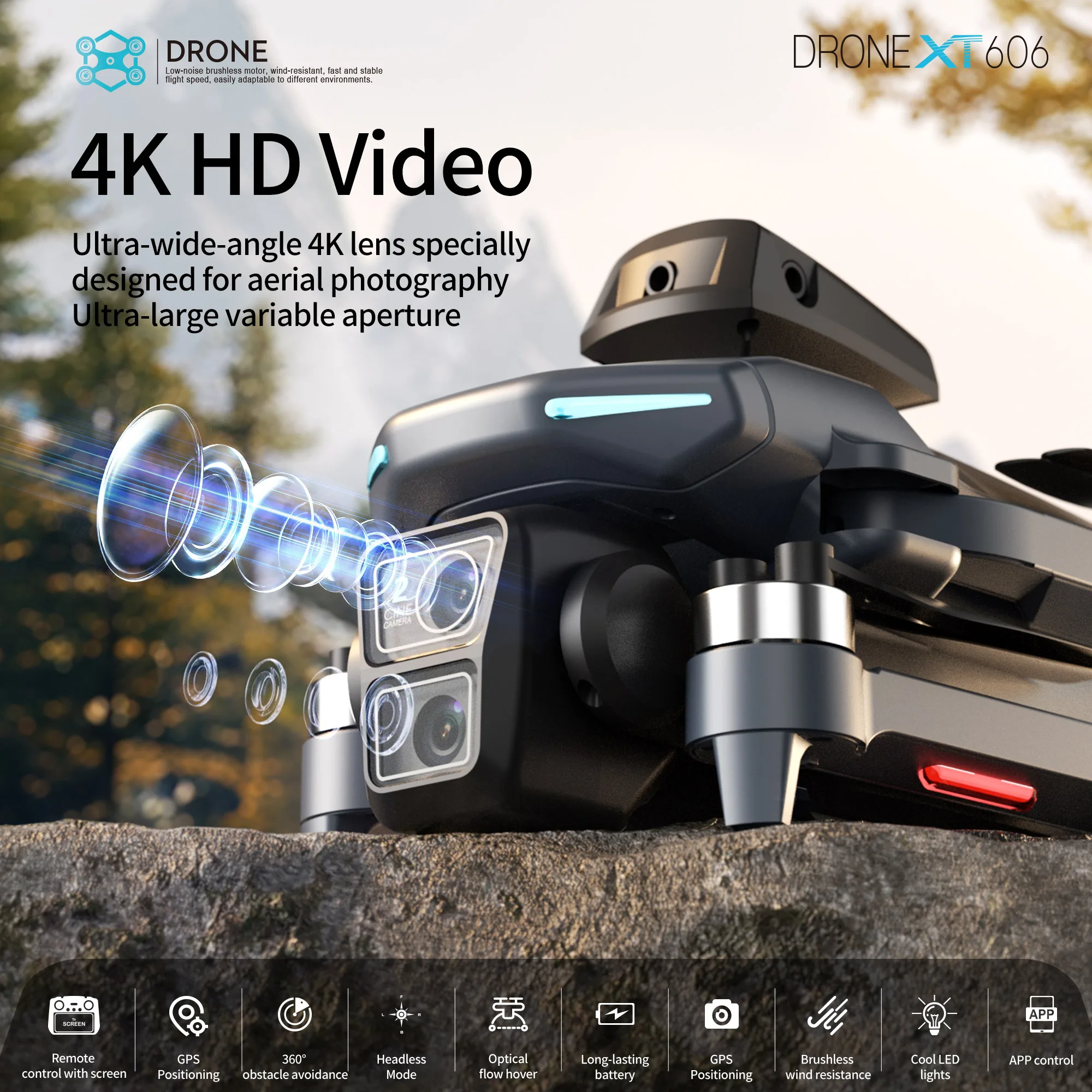 Lenovo XT606 Drone Professiona - Drone Photogrammetry ulasan dan harga