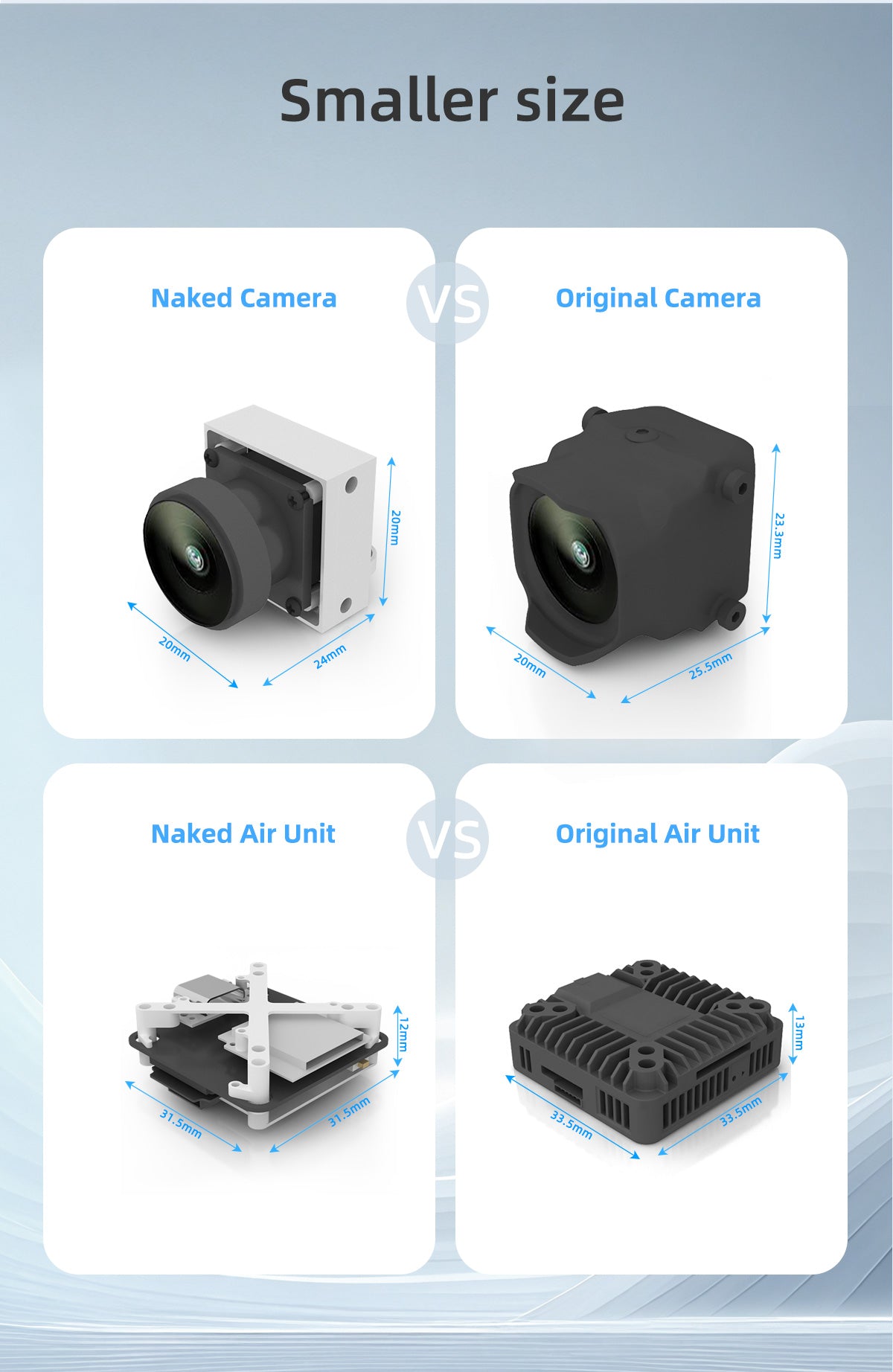 WalleFPV Naked O4 Air Unit Pro - Drone Ndvi ulasan dan harga