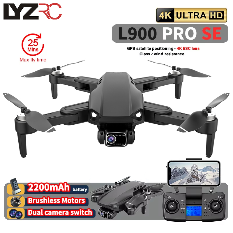 L900 Pro SE MAX GPS Drone 4K P - Drone Photogrammetry ulasan dan harga