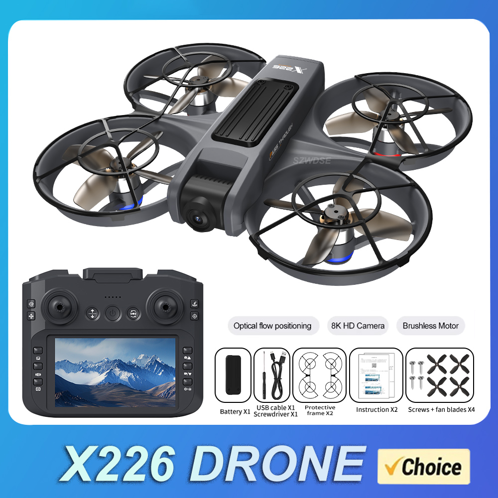 NEW X226 RC Drone 2.4G 5G WIFI - Drone Cinematic ulasan dan harga