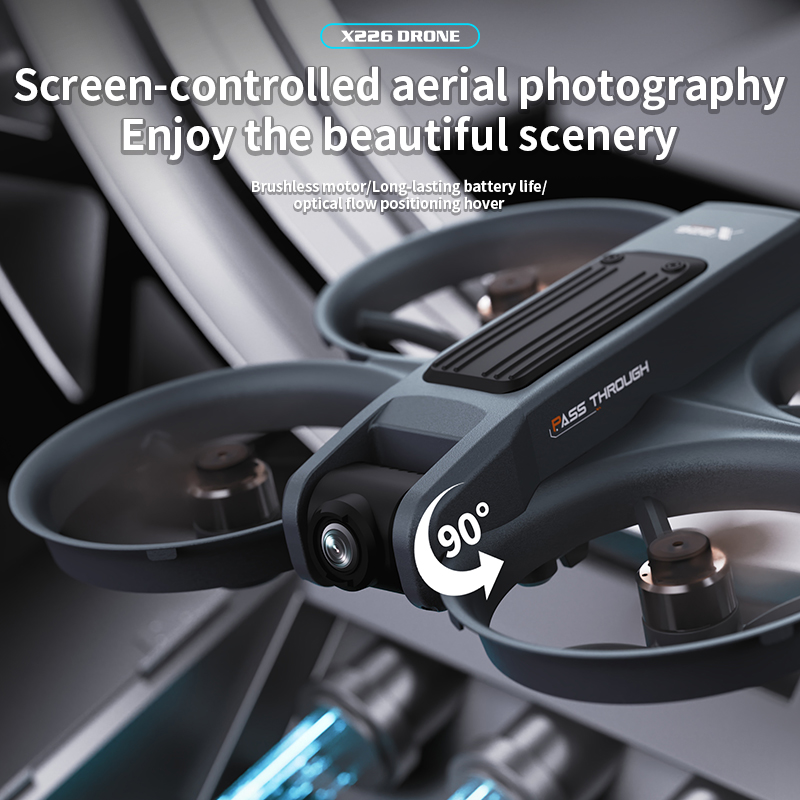 NEW X226 RC Drone 2.4G 5G WIFI - Drone Cinematic ulasan dan harga