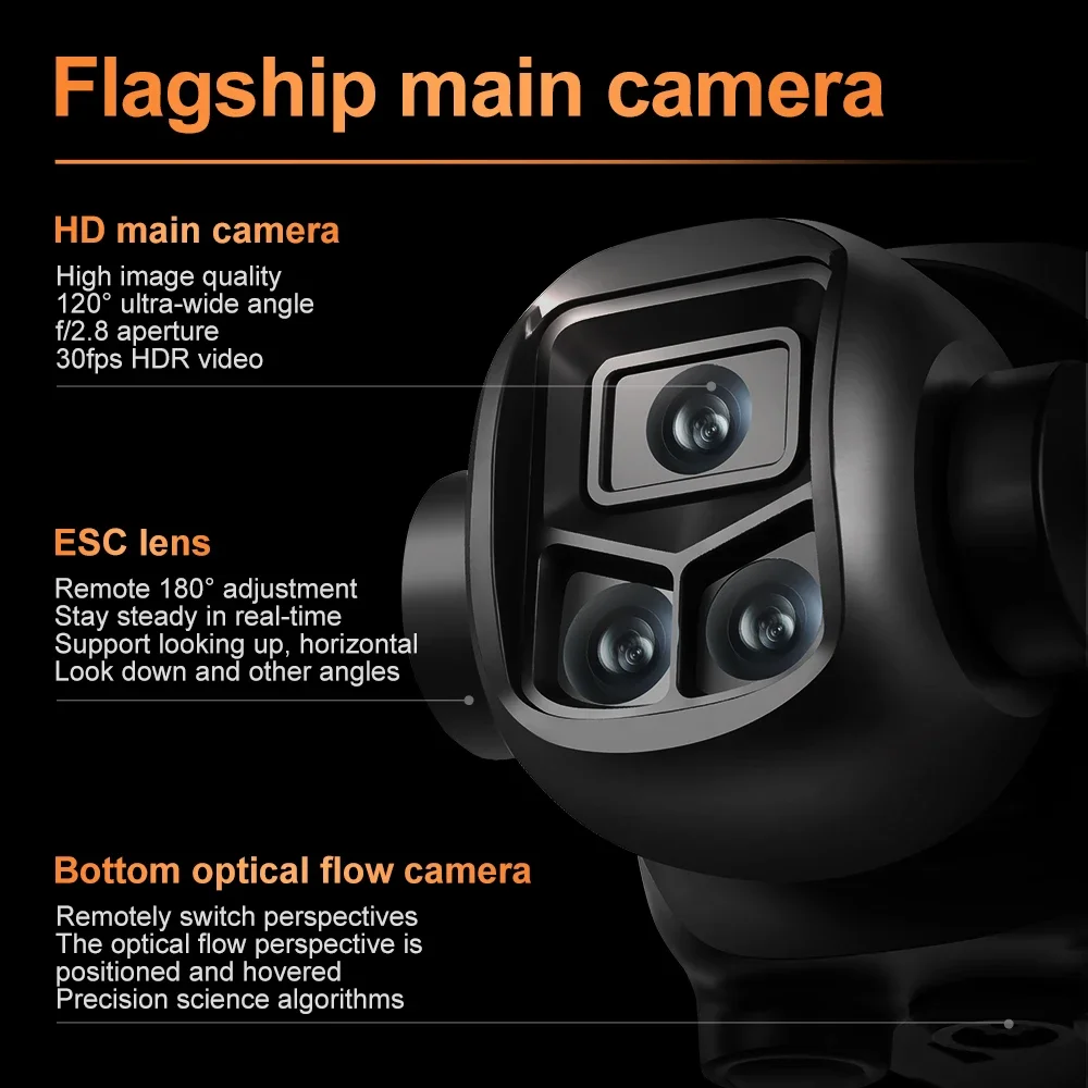 Lenovo V988 Drone 8K HD Dual C - Drone Thermal Imaging ulasan dan harga