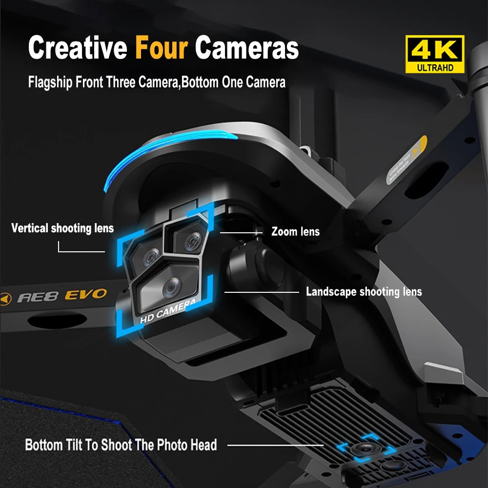 AE8 EVO Drone 4K Professional  - Drone Photogrammetry ulasan dan harga