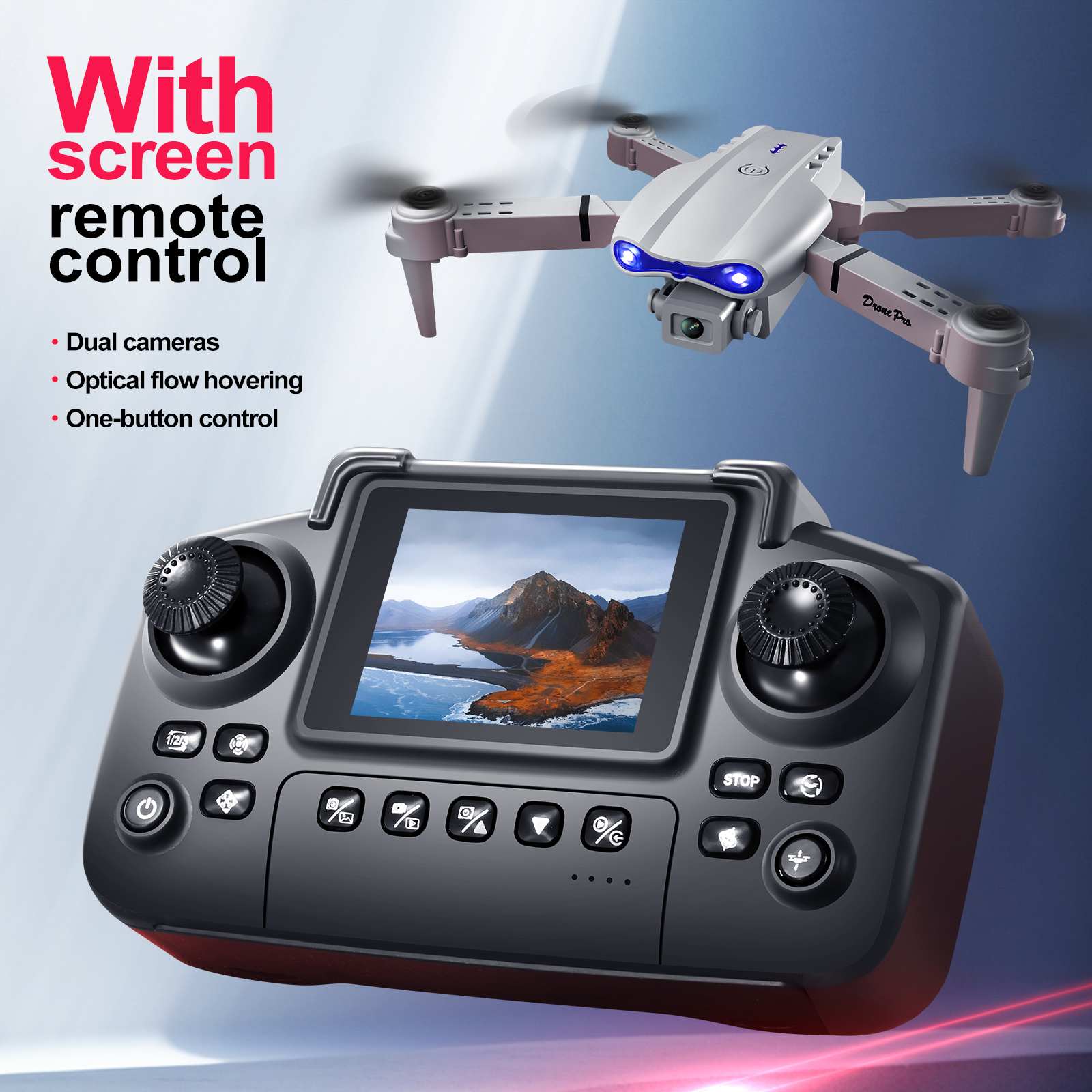 2025 New E88 E99 Upgraded Dron - Drone Cinematic ulasan dan harga