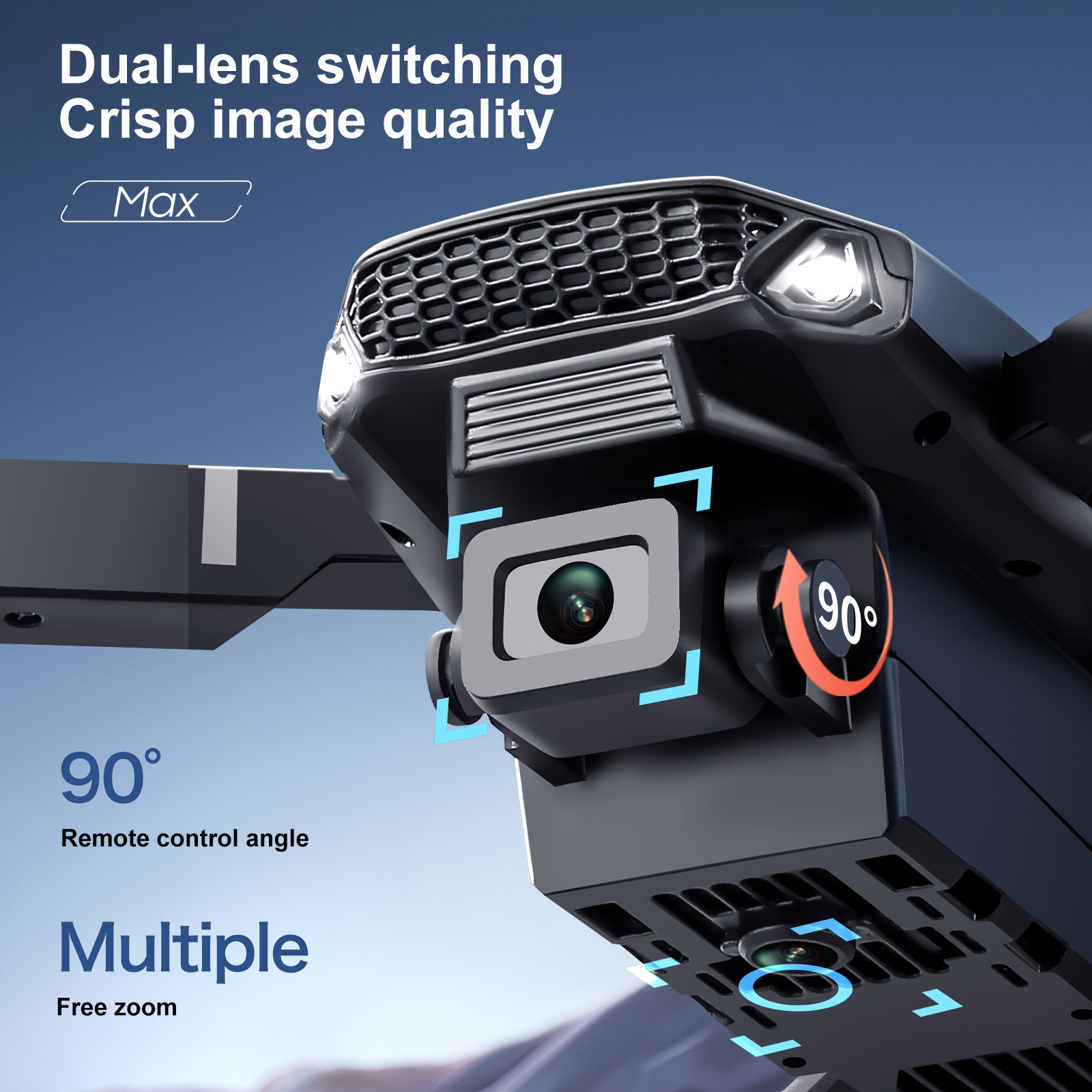 2025 New E88 E99 Upgraded Dron - Drone Cinematic ulasan dan harga