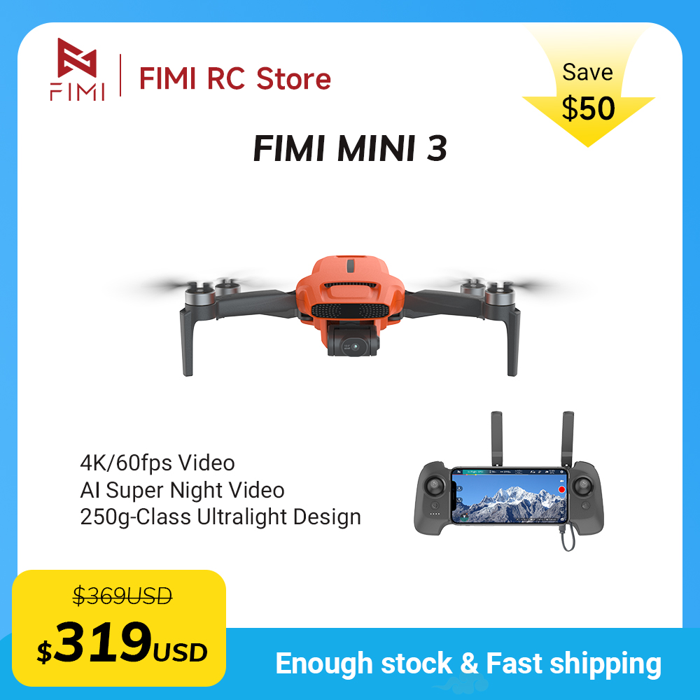 FIMI MINI 3 Camere drone 4K 60 - Drone Mapping ulasan dan harga