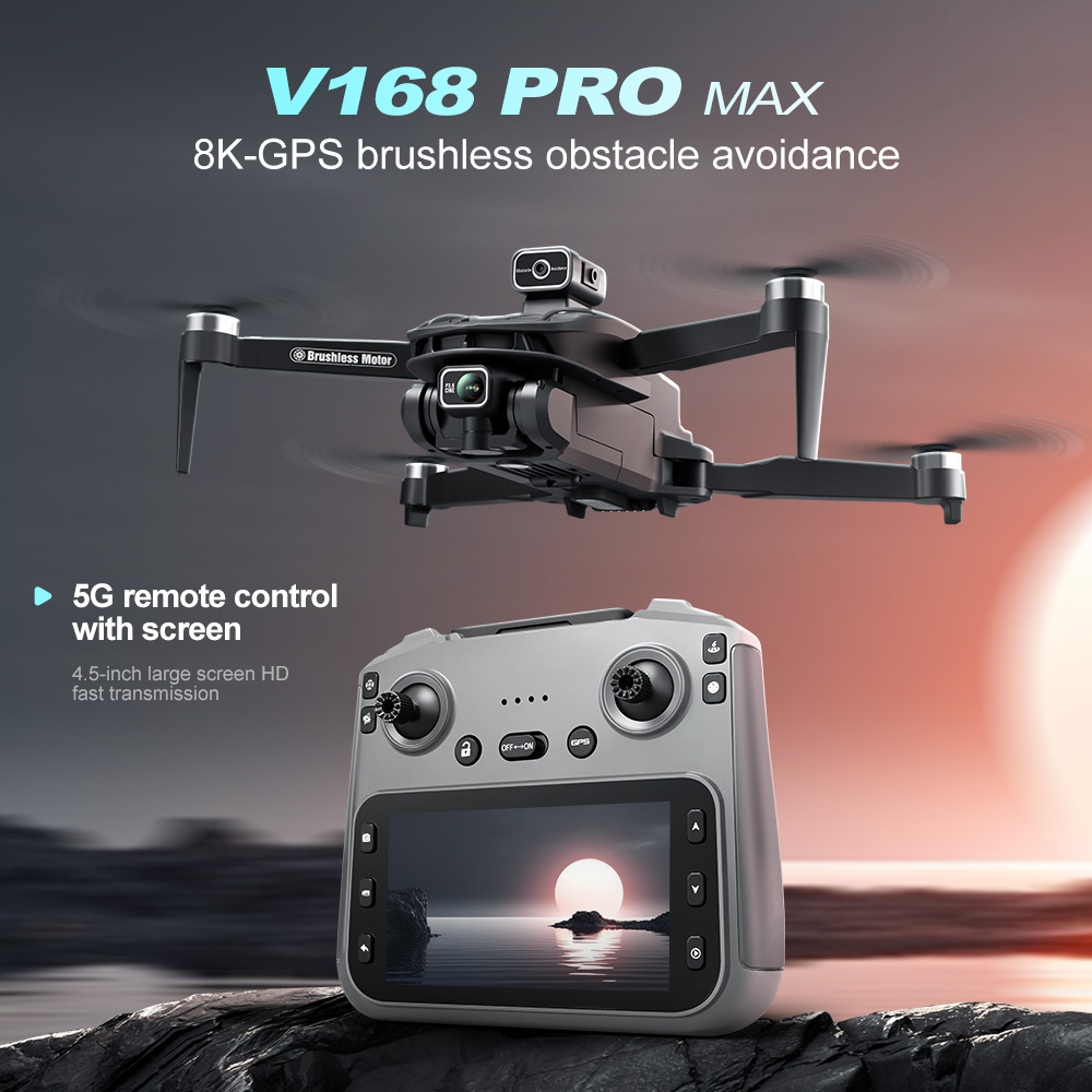Lenovo V168 MAX 8K HD Drone 5G - Drone Thermal Imaging ulasan dan harga